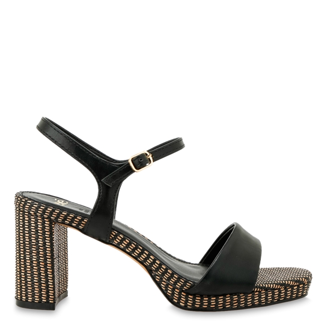 EXE HEELED SANDALS