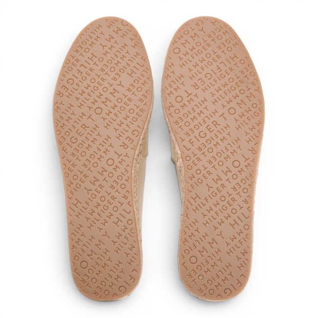 TH LOGO GOLD ESPADRILLE