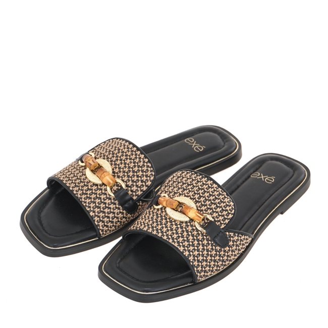 EXE FLAT SANDALS