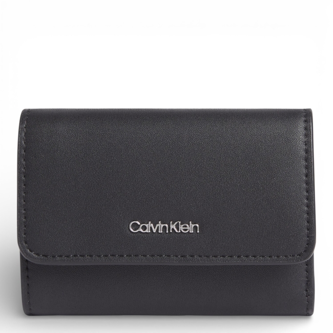 FOIL LOGO TRIFOLD W/ ZIP POCKE