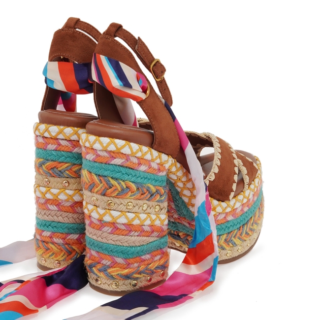 ALESSANDRA BRUNI HEELED SANDALS