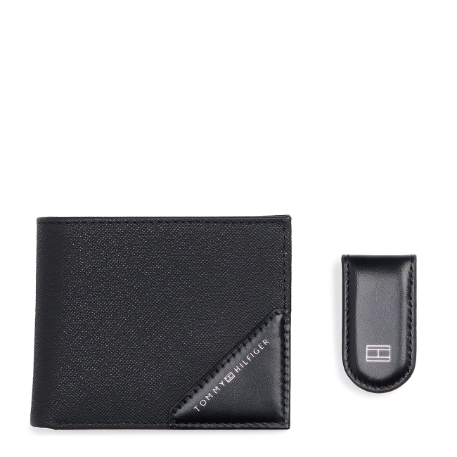 TH SAFFIANO MINI WALLET & CLIP