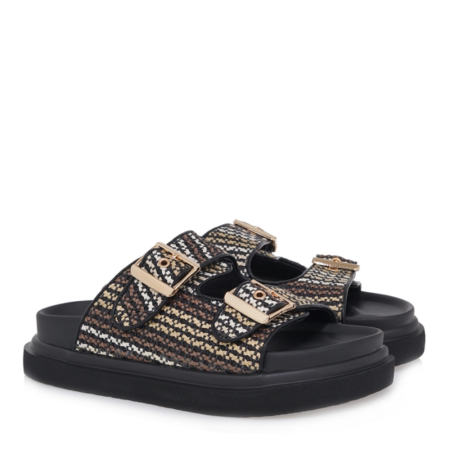 EXE FLAT SANDALS