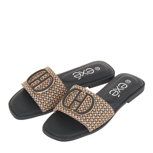 EXE FLAT SANDALS