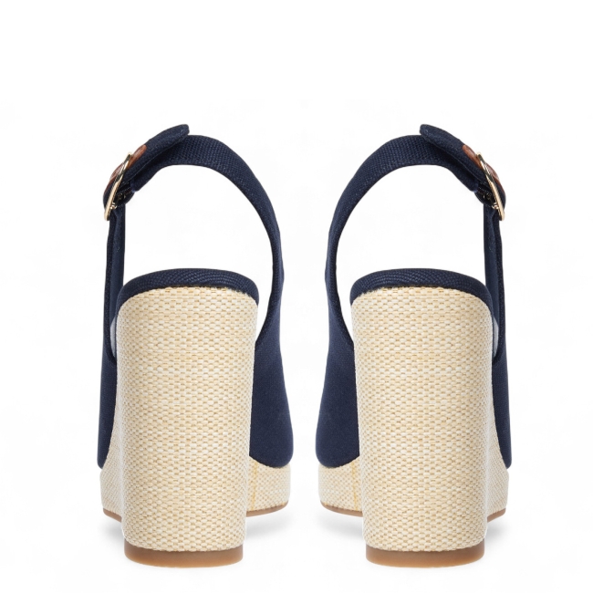 FLAG HIGH WEDGE ESPAD SLINGBAC