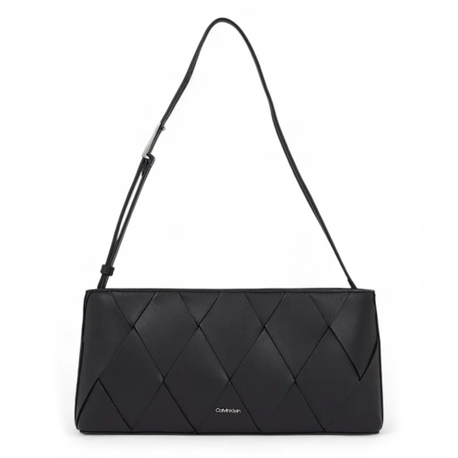 CK WOVEN ELONGATED SHOULDER BA