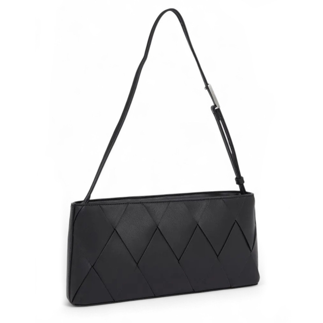 CK WOVEN ELONGATED SHOULDER BA