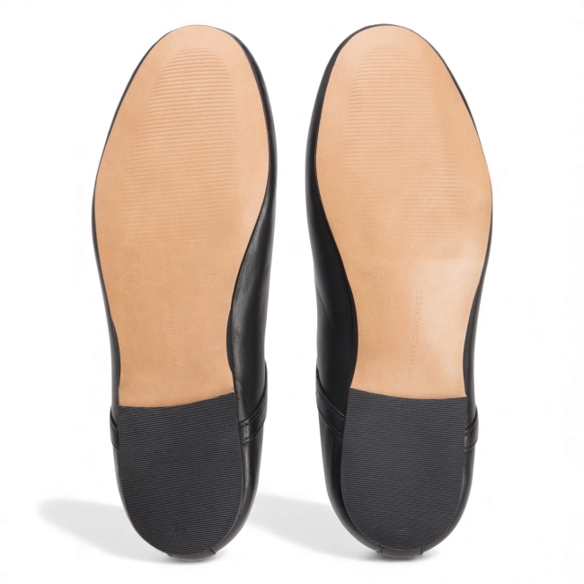 SMOOTH LEATHER T-BAR BALLERINA