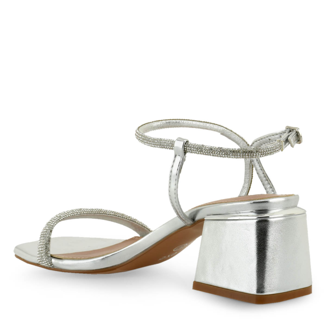 EXE HEELED SANDALS