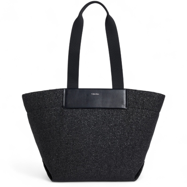 CK RAFFIA MEDIUM SHOPPER