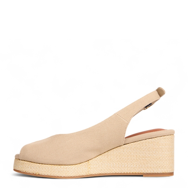 FLAG MID WEDGE ESPAD SLINGBACK