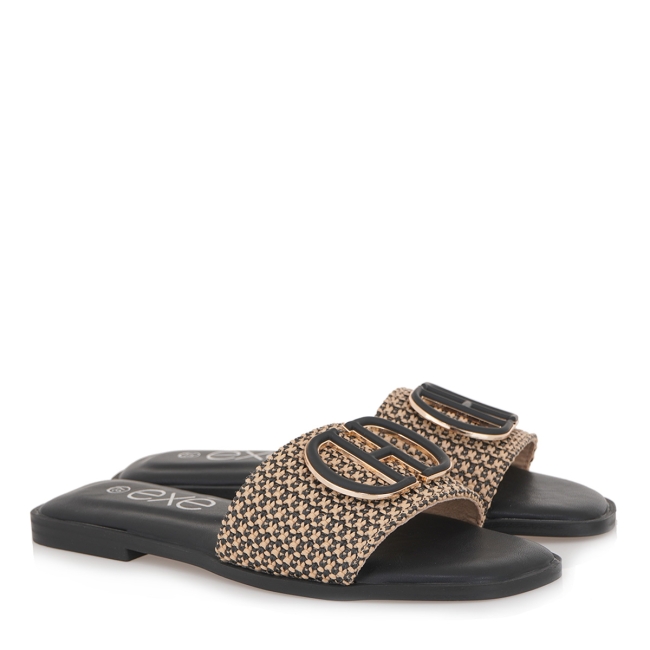 EXE FLAT SANDALS