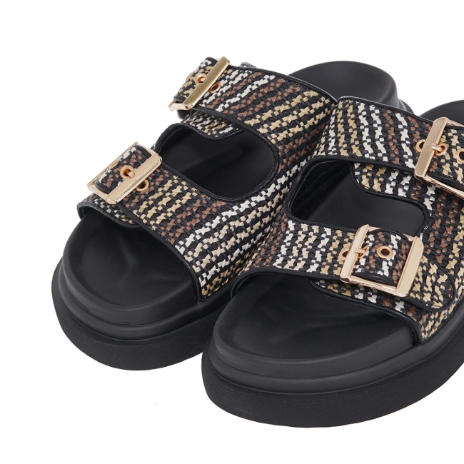 EXE FLAT SANDALS