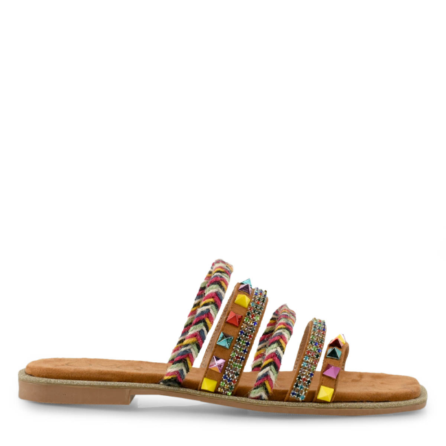 EXE FLAT SANDALS