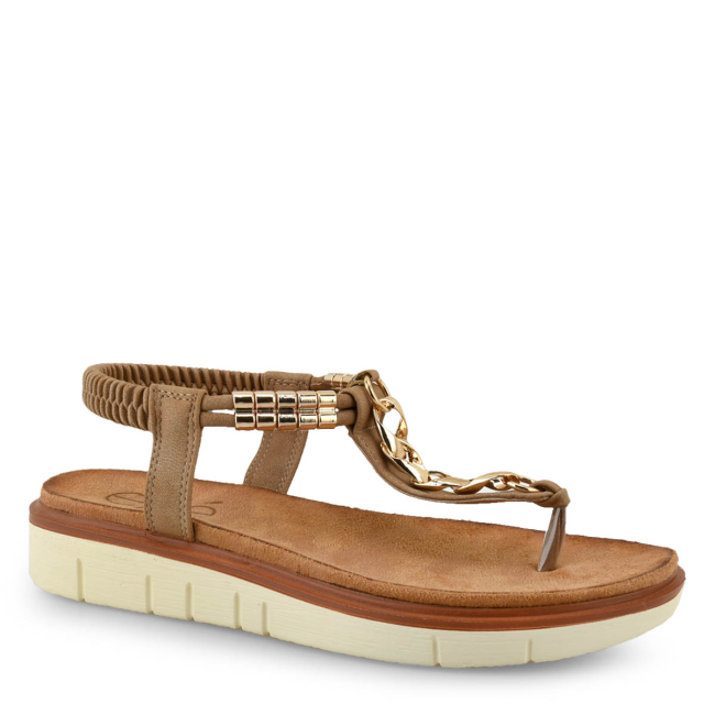 EXE FLAT SANDALS