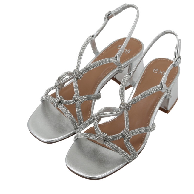 EXE HEELED SANDALS