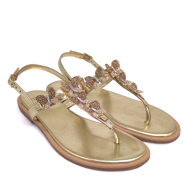 EXE FLAT SANDALS