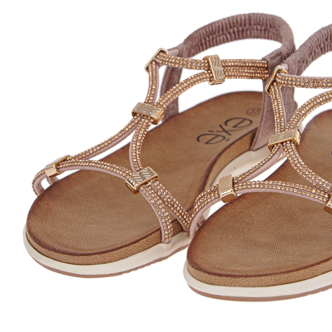 EXE FLAT SANDALS