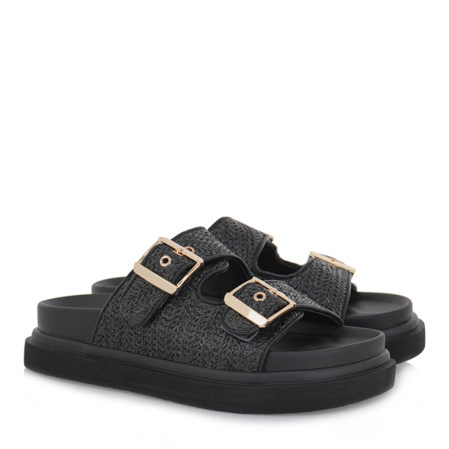 EXE FLAT SANDALS