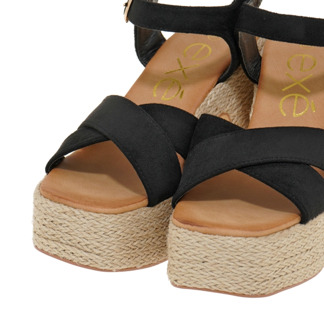 EXE HEELED SANDALS