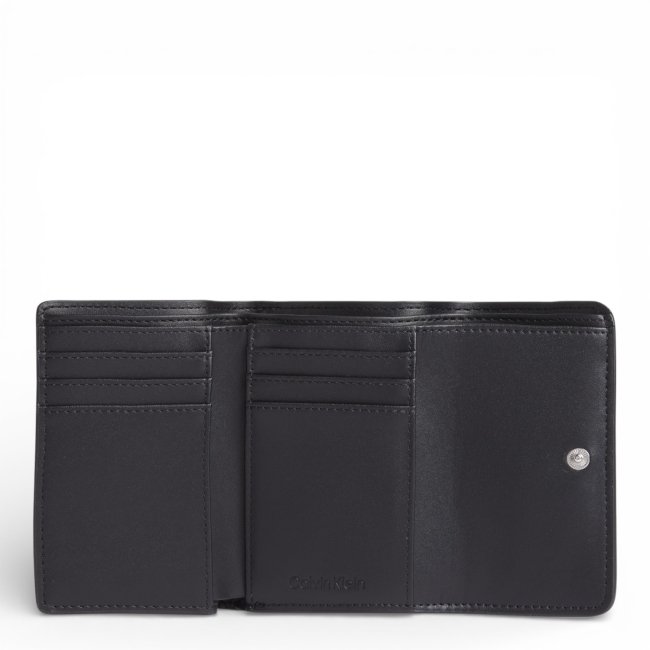 FOIL LOGO TRIFOLD W/ ZIP POCKE