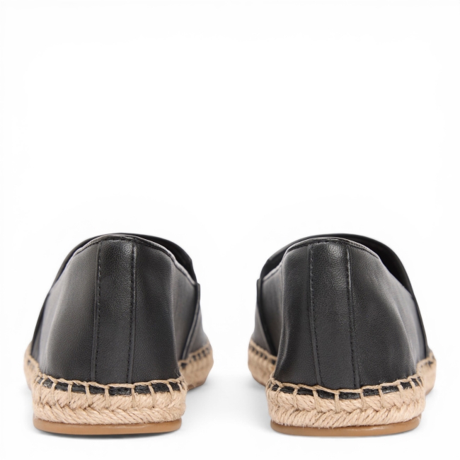 TH LOGO LEATHER ESPADRILLE