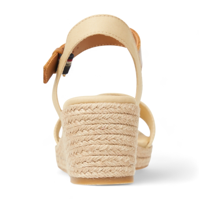 WEBBING WEDGE SANDAL