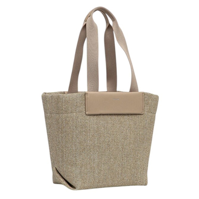 CK RAFFIA MEDIUM SHOPPER