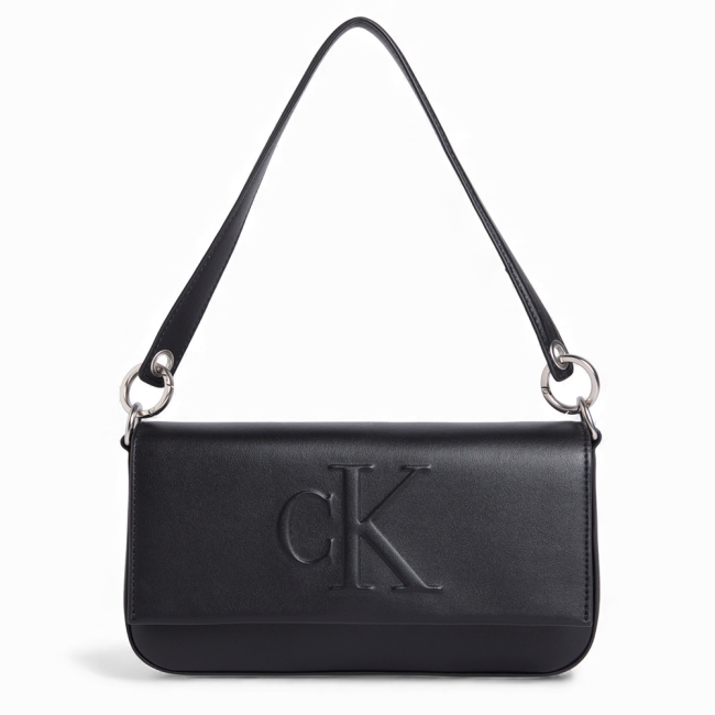 SCULPTED FLAP SHOULDER POUCH25