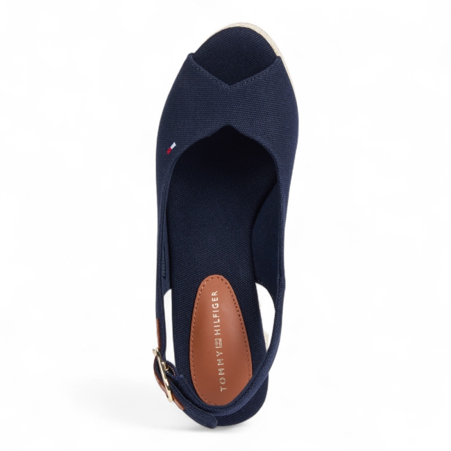 FLAG HIGH WEDGE ESPAD SLINGBAC