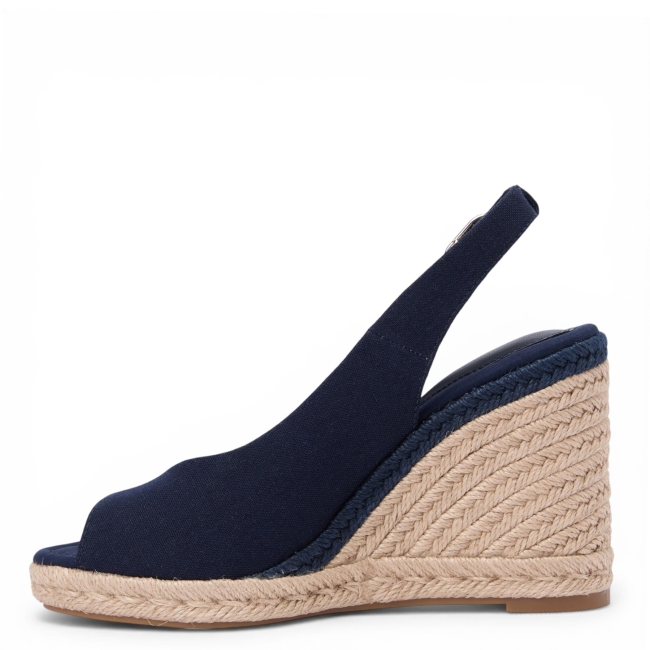 FLAG HIGH WEDGE ESPAD SLINGBAC