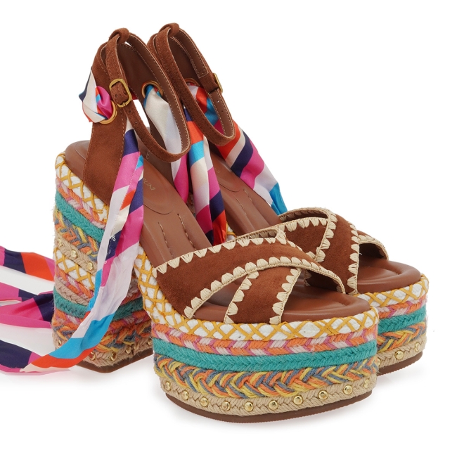 ALESSANDRA BRUNI HEELED SANDALS
