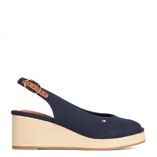 FLAG MID WEDGE ESPAD SLINGBACK