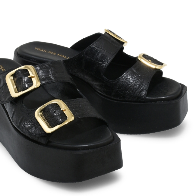 LEATHER FLATFORMS