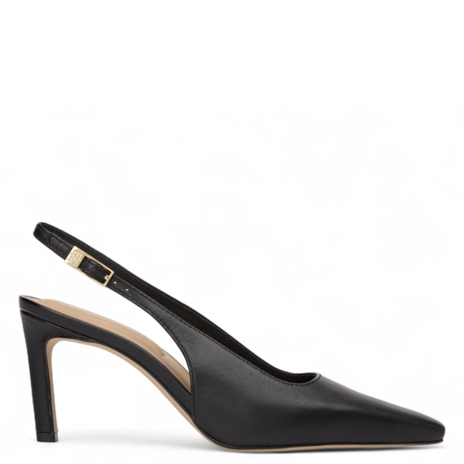 SQUARED TOE HIGH HEEL SLINGBAC
