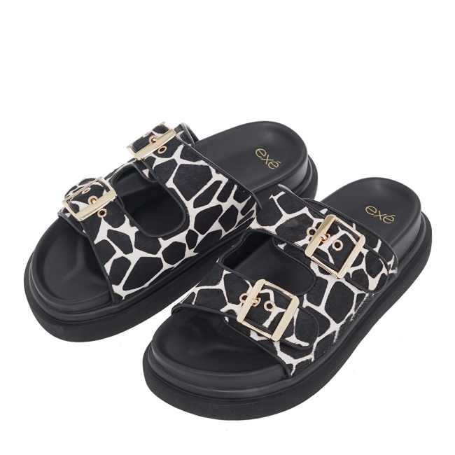 EXE FLAT SANDALS