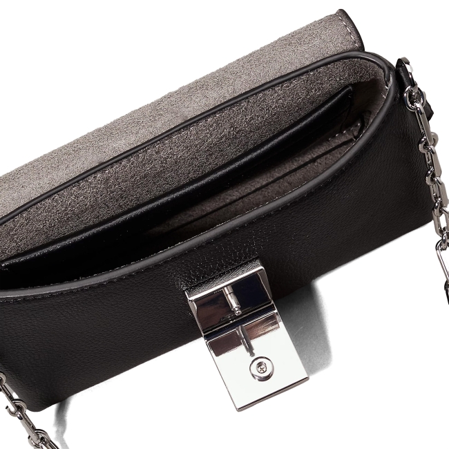 CK PLAQUE SM CROSSBODY W/CHAIN