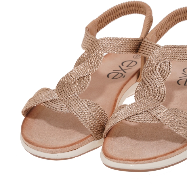 EXE FLAT SANDALS