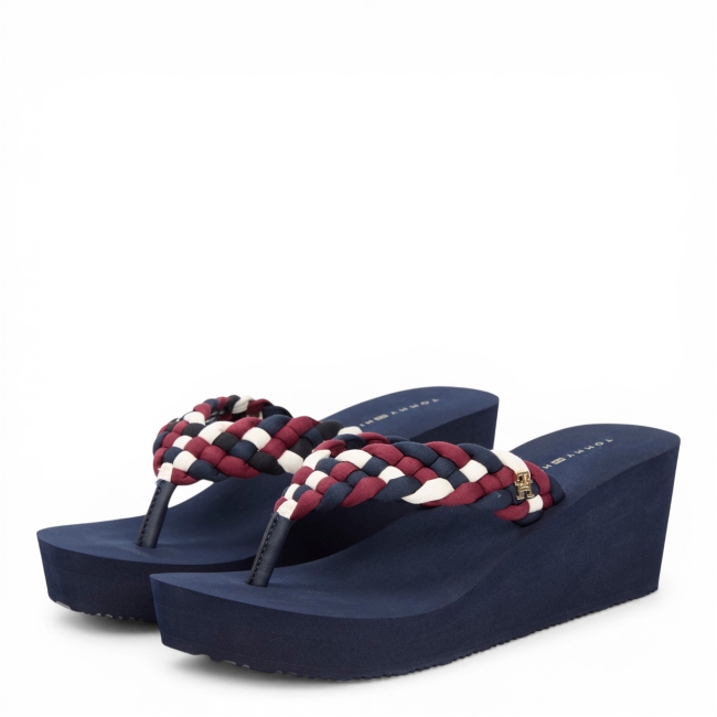 TH WEDGE BRAIDED SUMMER SANDAL