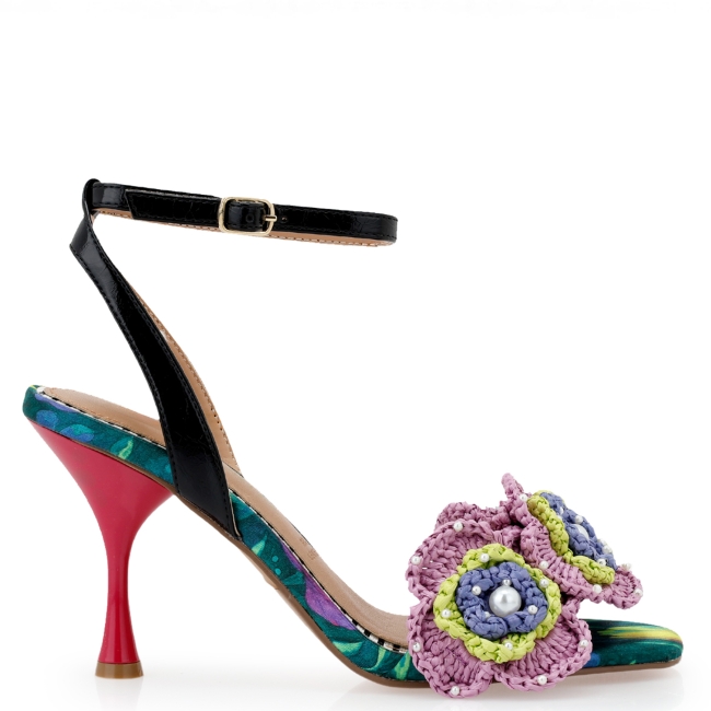 CARLA CORTEZ HEELED SANDALS