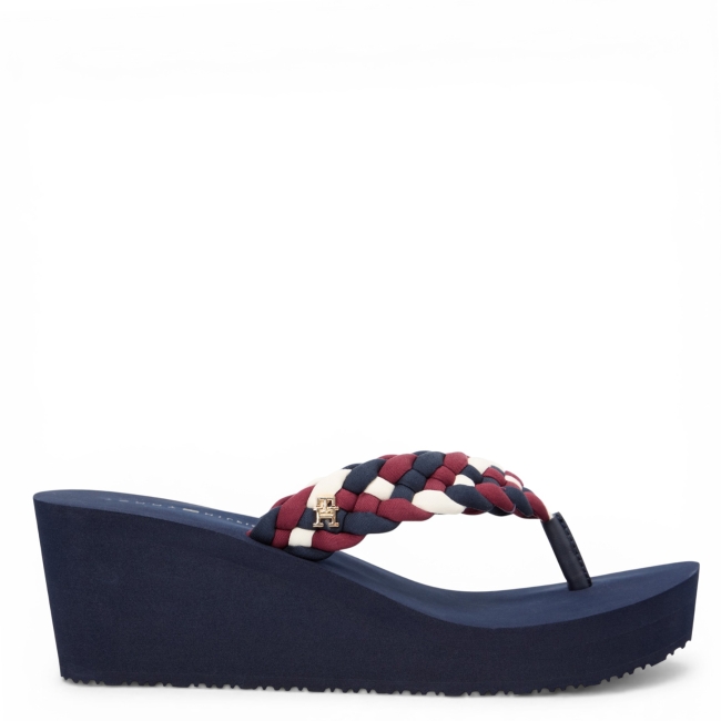 TH WEDGE BRAIDED SUMMER SANDAL