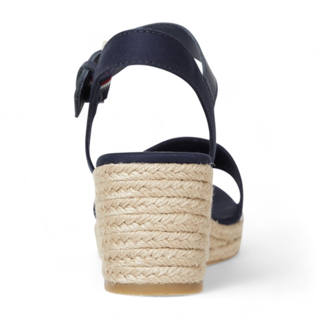 WEBBING WEDGE SANDAL