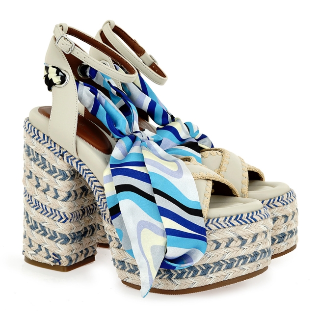 ALESSANDRA BRUNI HEELED SANDALS