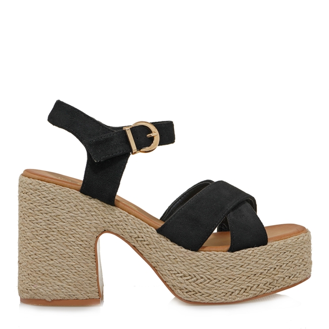 EXE HEELED SANDALS