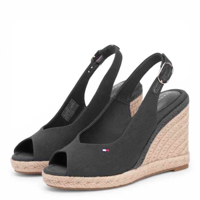 FLAG HIGH WEDGE ESPAD SLINGBAC