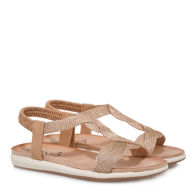 EXE FLAT SANDALS