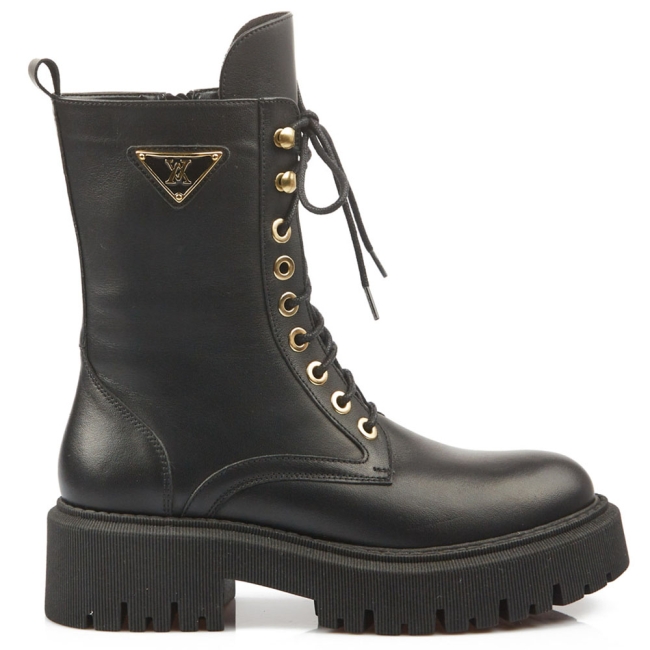 LEATHER ARMY BOOT