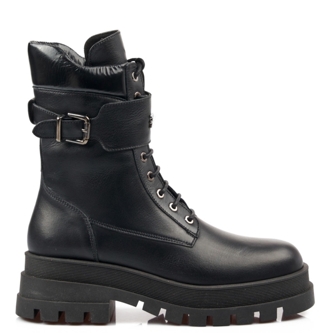 LEATHER ARMY BOOT