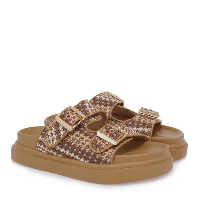 EXE FLAT SANDALS