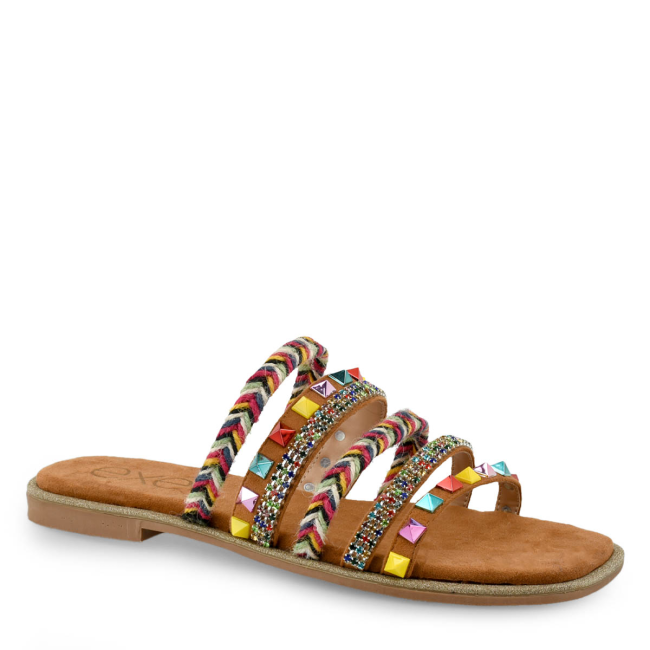 EXE FLAT SANDALS